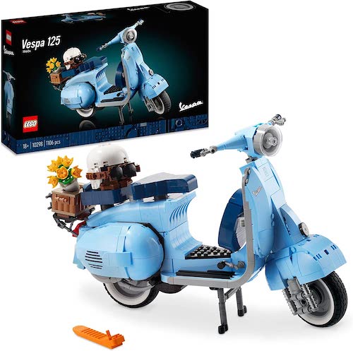 LEGO 乐高  10298 韦士柏 Vespa 125 踏板摩托车 – 6折优惠！