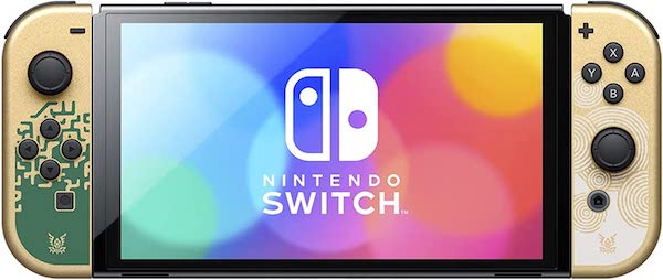 任天堂 Nintendo Switch Console OLED Model《塞尔达传说：王国之泪》限定版游戏主机 - 9折优惠！