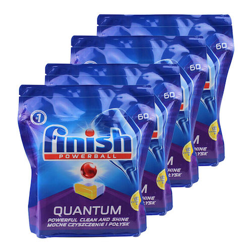 Finish 亮碟 Powerball Quantum Dishwashing Tablets 洗碗机专用洗涤块 240块 – 8折优惠！