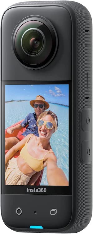 Insta360 影石 X3 全景运动相机 防抖5.7K高清 360度全景摄像机 – 9折优惠！