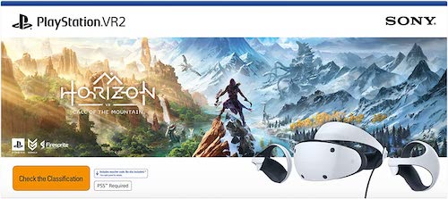 索尼 PlayStation VR2 虚拟现实 《地平线 山之呼唤》套装 – 8折优惠！