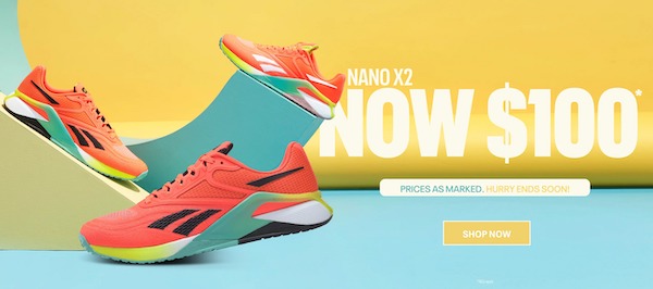 Reebok 锐步 NANO X2 综合运动训练鞋 多色可选 – 半价优惠！
