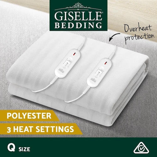 Giselle 可机洗电热毯 Queen Size – 5折优惠！