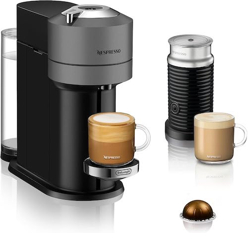 De’Longhi Nespresso 雀巢 Vertuo Next 胶囊咖啡机 + Aeroccino3 奶泡机套装– 7折优惠！