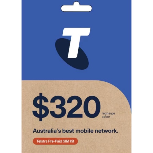 Telstra 12个月有效期 Prepaid 套餐：Unlimited 电话 + 165GB流量 – 8折优惠！