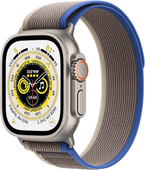 Apple 苹果 Watch Ultra 智能手表 49mm GPS + Cellular 钛金属表壳 – 85折优惠！