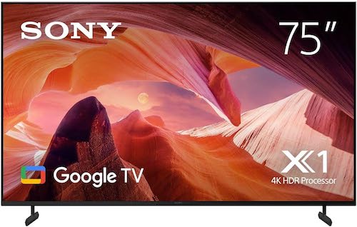 Sony 索尼 Bravia KD-75X80L 75英寸 4K 液晶智能全面屏电视 – 7折优惠！