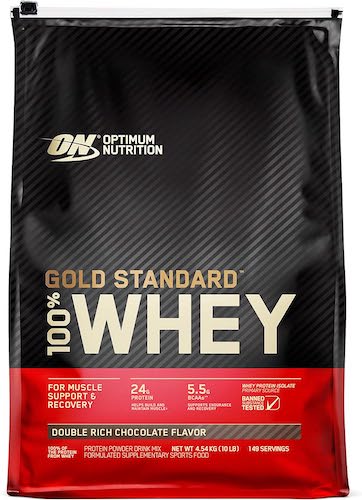 Optimum Nutrition 欧普特蒙 Gold Standard 金标乳清蛋白粉 10磅装 – 7折优惠！