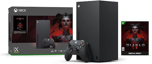 微软 Xbox Series X 游戏主机 – Diablo IV 游戏套装 – 7折优惠！