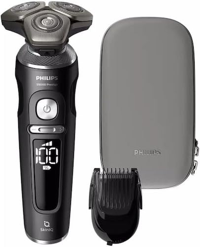 Philips 飞利浦 SP9系 干湿两用奢享电动剃须刀 SkinIQ科技 SP9830/26 – 5折优惠！