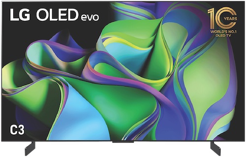 LG 乐金 42英寸 C3 4K OLED EVO OLED 高清智能电视 OLED42C3PSA – 9折优惠！