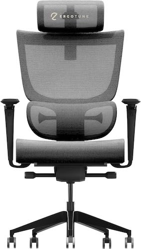 ErgoTune 高级人体工学办公座椅（可调节靠背、5D扶手、腰托、头枕）- 85折优惠！