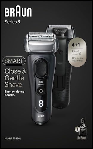 Braun 博朗 Series 8 8563cc 干湿两用电动剃须刀 – 5折优惠！