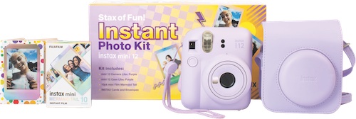 Instax 富士 mini12 拍立得 一次成像相机 礼盒装 – 8折优惠！