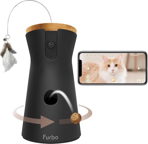 Furbo 360度 Cat Camera 猫猫摄像头 投喂零食 逗猫棒 – 6折优惠 !