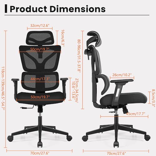 Razzor 人体工学办公椅 电脑椅 可调节靠背、头枕 3D扶手 - 8折优惠！