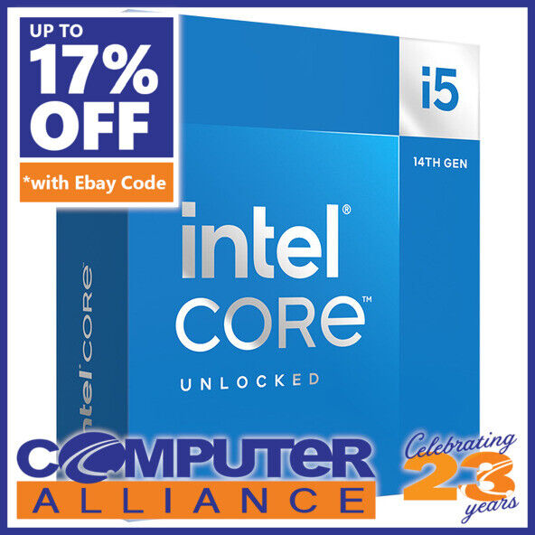 intel 英特尔 酷睿 i5-14600K CPU 3.5GHz 14核20线程 – 8折优惠！