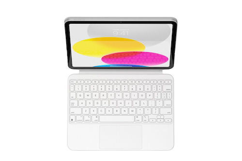 Apple Magic Keyboard Folio Case for iPad (10th) 键盘保护壳 白色 – 8折优惠！