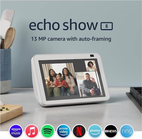 Amazon 亚马逊 Echo Show 8 智能音箱 2代 – 5折优惠！
