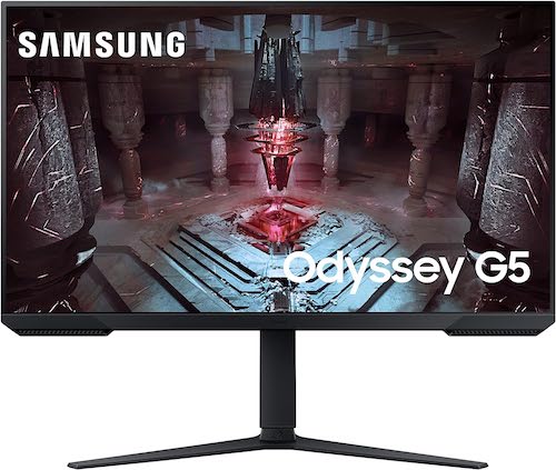 Samsung 三星 27英寸 Odyssey G51C 高清游戏显示器 (2560×1440), 165Hz, 1ms, VESA HDR10, AMD Freesync Premium – 7折优惠！