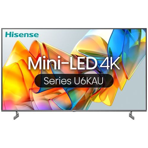 Hisense 海信 65英寸 U6K系列 Mini-LED 4K QLED 智能电视 65U6KAU – 8折优惠！