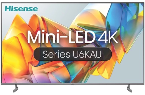 Hisense 海信 75英寸 U6K系列 Mini-LED 4K QLED 智能电视 75U6KAU – 限时特价！