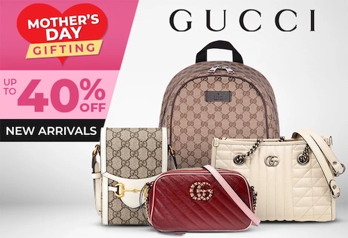 澳洲特卖网站 OZ Sale 母亲节活动：Gucci 古驰 品牌部分精选商品 – 低至6折优惠！