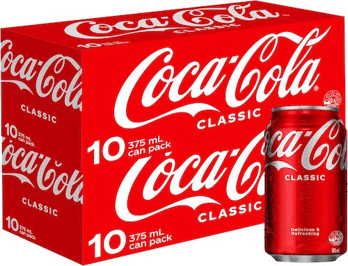 Coca-Cola 可口可乐 碳酸饮料 20听 x 375mL – 8折优惠！