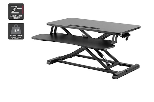 Ergolux Pro 站坐两用桌上桌 可调节办公桌 – 5折优惠！