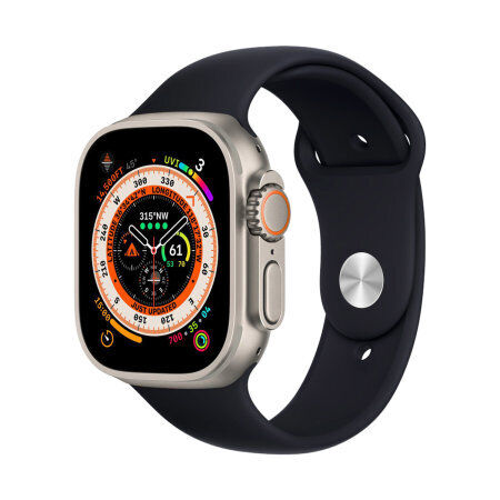 (Refurbished，二手) Apple 苹果 Watch Ultra 智能手表 49mm GPS + Cellular 钛金属表壳 – 8折优惠！