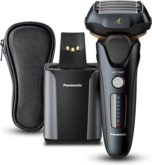 Panasonic 松下 ES-LV97-K841 干湿两用电动剃须刀 5刀片 带自动充电&清洁底座 – 5折优惠！