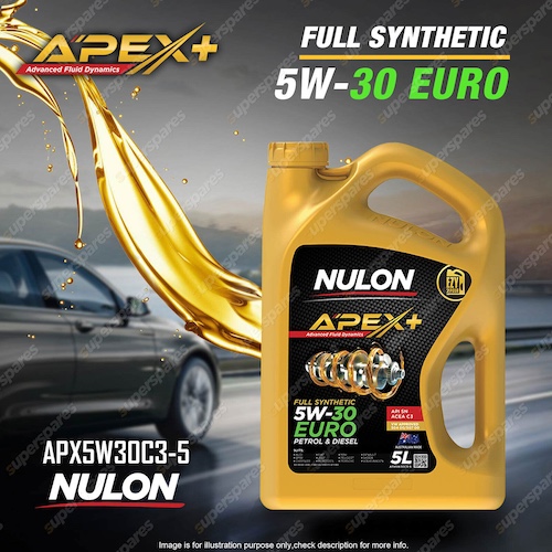 Nulon APEX+ Full SYN 5W-30 EURO 机油 5升装 – 5折优惠！