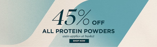 运动营养品牌 My Protein 澳洲官网活动：所有蛋白粉类商品 – 55折优惠！