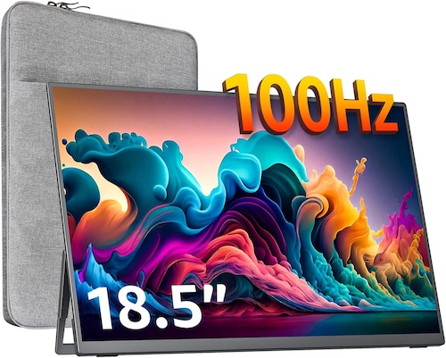 Cocopar 18.5英寸便携显示器 – 1080P IPS 100Hz 120% sRGB 游戏显示器 – 7折优惠！