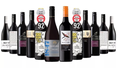 AU Premium Red Wines 澳洲优质红葡萄酒套装 12x 750ml – 3折优惠！