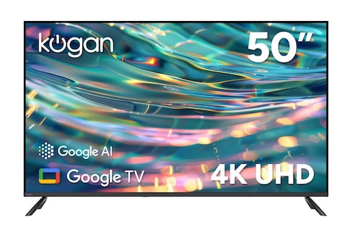 Kogan 50英寸 LED 4K Smart AI Google TV 高清智能电视 U94V – 6折优惠！