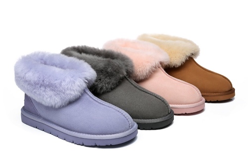 EVERAU UGG Slippers 澳洲羊皮防水防滑棉拖 – 45折优惠！