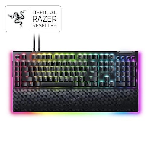 Razer 雷蛇 黑寡妇 BlackWidow V4 Pro 有线机械游戏键盘 RGB背光专业竞技键盘 – 85折优惠！