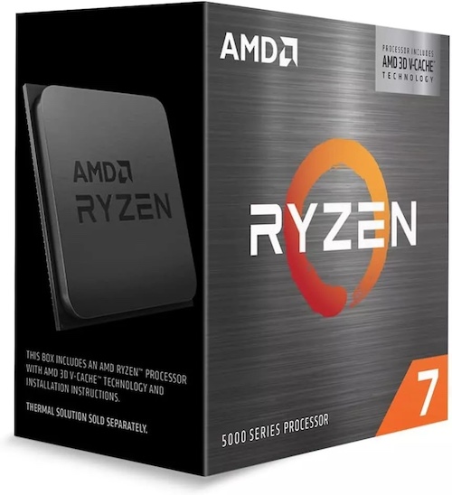 AMD Ryzen 7 锐龙R7 5700X3D 高端游戏CPU 3.0-4.1GHz 8核16线程 – 8折优惠！