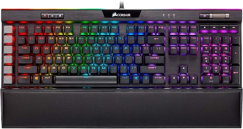 Corsair 美商海盗船 K95 RGB PLATINUM XT Cherry MX 铂金系列游戏机械键盘 – 6折优惠！