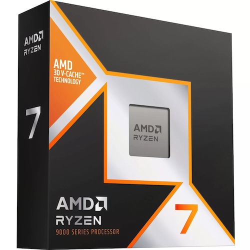 AMD 锐龙 Ryzen 7 9800X3D Gaming CPU 5.2GHz 8核16线程 专业游戏处理器 – 8折优惠！