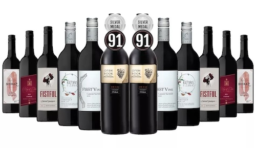 AU Premium Red Wines 澳洲优质红葡萄酒套装 12x 750ml – 3折优惠！