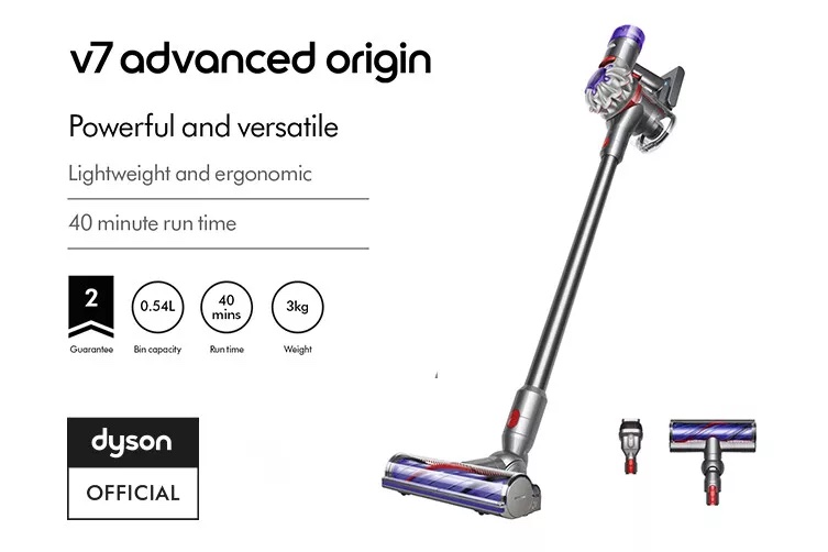 Dyson 戴森 V7 Advanced Origin 手持式无线吸尘器 – 5折优惠！