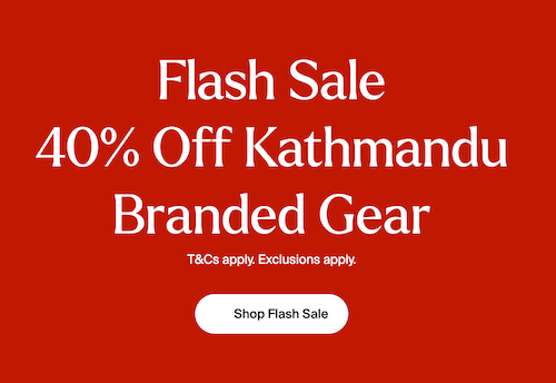户外运动品牌 Kathmandu 澳洲官网活动：部分精选商品 – 低至6折优惠！