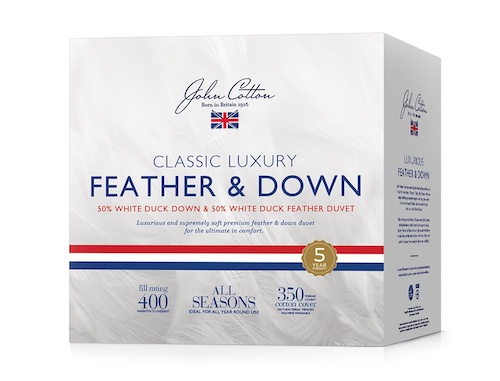 John Cotton Classic 50/50 四季羽绒被 Queen Size– 4折优惠！