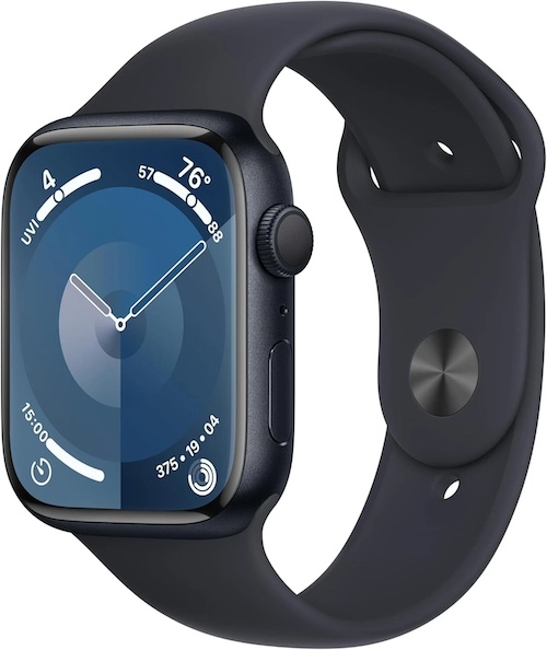 （Used 二手）Apple 苹果 Watch Series 9 智能手表 45 mm GPS + WiFi– 5折优惠！