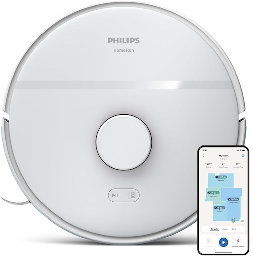 Philips 飞利浦 Homerun 2000 系列 扫拖一体 扫地机器人 (XU2000/20) – 2折优惠！