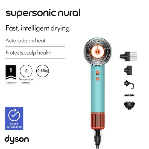 （官翻版）Dyson 戴森 Supersonic Nural 新一代高颜值吹风机 负离子家用电吹风 HD16 – 6折优惠！