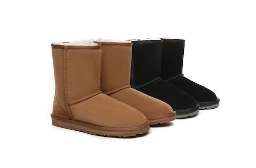 EVERAU UGG 经典防滑中筒羊皮短靴 – 4折优惠！