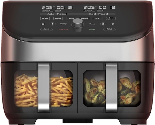 Instant Pot Vortex Plus ClearCook 双炸篮空气炸锅 6合1多功能 8L大容量 1700W – 3折优惠！